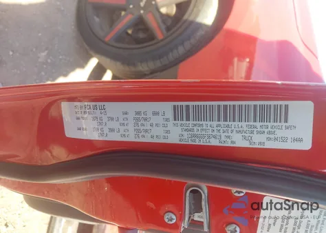 2015 Ram 1500 Slt from USA, damaged, VIN 1C6RR6GG5FS674619